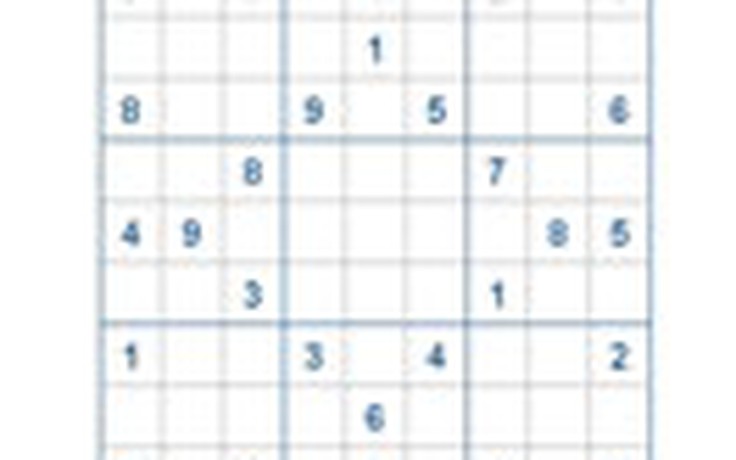 Mời các bạn thử sức với ô số Sudoku 2422 mức độ Khó